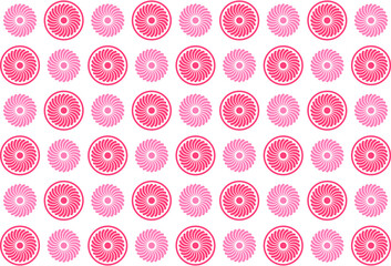 abstract shape flowers geometric pattern seamless background