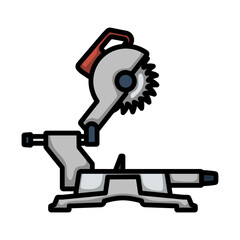 Circular End Saw Icon