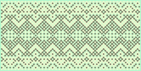 Multicolor truchet tiling connections illustration