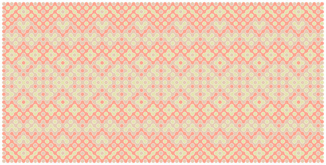 Multicolor truchet tiling connections illustration