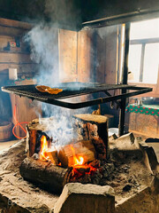 Polish Traditional fireplace