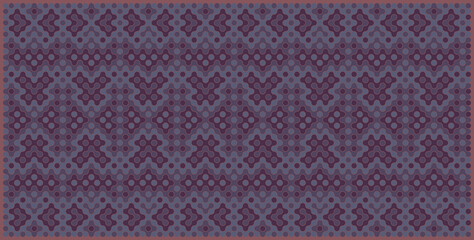 Multicolor truchet tiling connections illustration