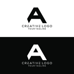 vector logo letter A