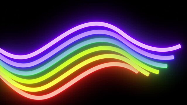 Abstract pride background of colour rainbow lines