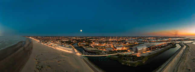 Panorama de la plage de Malo-les-Bains