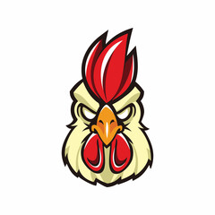 rooster stares logo design