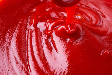 ケチャップのクローズアップ