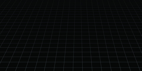 Black background and white square line