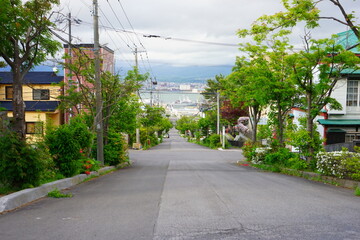 Tokiwa Zaka Slope in Hakodate, Hokkaido, Japan - 日本 北海道 函館 常盤坂	
