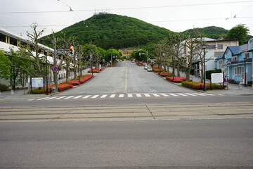 Motoi-zaka Slope in Hakodate, Hokkaido, Japan - 日本 北海道 函館 基坂	