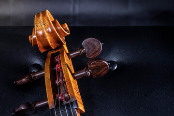 professional cello made by a luthier