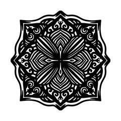 Mandalas for coloring book. Decorative round ornaments. Unusual flower shape. Oriental Outline pattern, illustration, Mandala patterns. Weave design elements. Coloring book