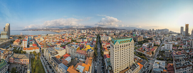Panorama of the Town. Batumi. Georgia.