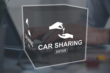 Concept of car sharing