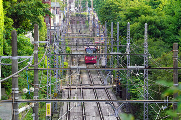 路面電車（都電荒川線）の走る風景