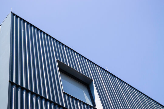 Industrial building on sunny day