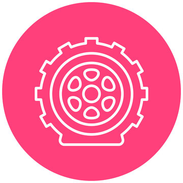 recommend clip art: Flat Tire Icon Style