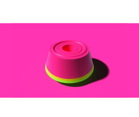 3d object abstract design vector 