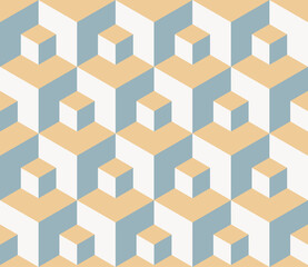 Seamless geometric 3d pattern