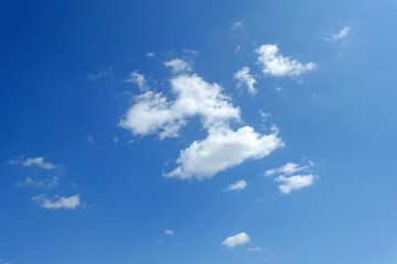 Obraz premium blue sky and clouds,clouds of different shapes,