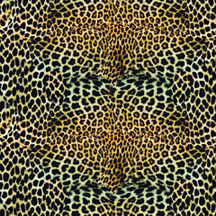 a metered pattern suitable for textiles consisting of wild animal skin