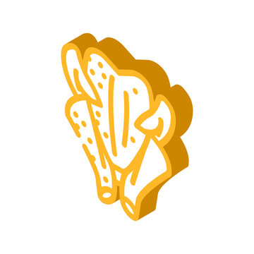 broiler chicken carcass isometric icon vector. broiler chicken carcass sign. isolated symbol illustration