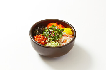 Bibimbap, Korean mixed rice with vegetable
