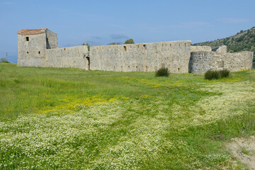 The fortress of Butrinto in Albania