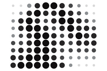 abstract circle background halftone background vector illustration