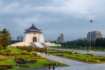 Chiang Kai shek Memorial Hall in Hong Kong city