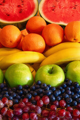 The fruits colors reflect the diversity of the LGBT community and the spectrum of human sexuality and gender