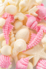 Mermaid themed 3 layer vanilla cake