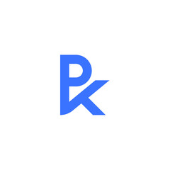 PK Property Initial Logo Vector