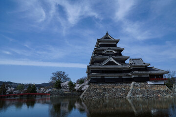 春の国宝松本城