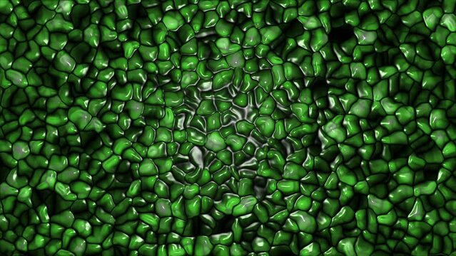 Seamless green slime animation
