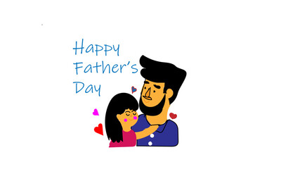 Father's Day vector design for banner, greetings, card, template, t-shirts..