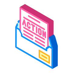 email message engagement isometric icon vector. email message engagement sign. isolated symbol illustration