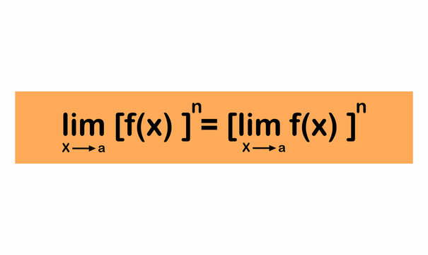 Power law for limits in mathematics