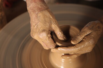 hands of a potter