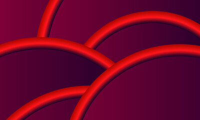 3D red line abstract texture background design . 