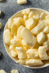 Raw White Organic Cheese Curds