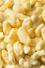 Raw White Organic Cheese Curds