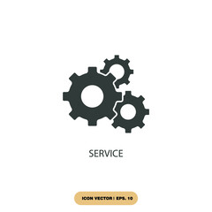 service icons  symbol vector elements for infographic web