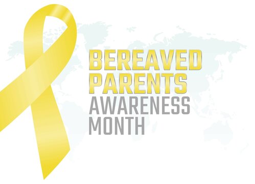 vector graphic of bereaved parents awareness month good for bereaved parents awareness month celebration. flat design. flyer design.flat illustration.