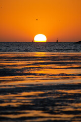 Obraz premium sunset on the sea