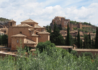 Vista general de Alquezar, Huesca, Arag&oacute;n, Espa&ntilde;a. 