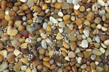 background of pebbles