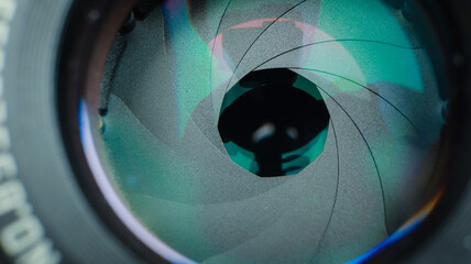 Camera lens aperture