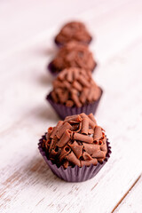 Brigadeiros de chocolate