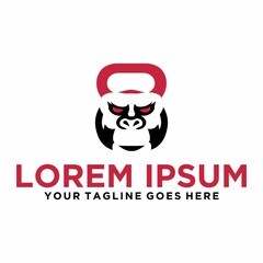 Gorilla Gym symbol logo design